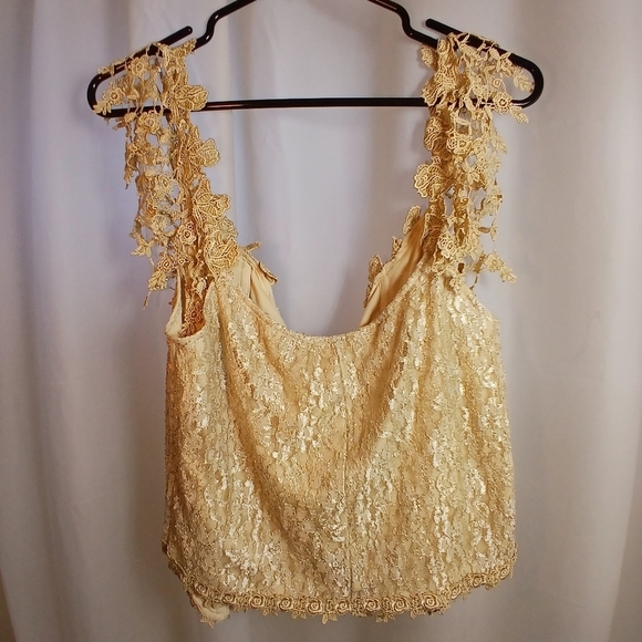 (#480) Joan & Lucy Cream Color Button Down Corset - Picture 8 of 12